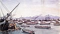 Brit partraszállás Kantonban az első ópiumháborúban.