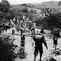 Image 32Force Publique soldiers in the Belgian Congo in 1918. At its peak, the Force Publique had around 19,000 Congolese soldiers, led by 420 Belgian officers. (from Democratic Republic of the Congo)