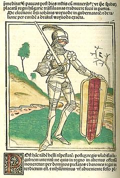 János Hunyadi teoksessa Chronica Hungarorum vuodelta 1488.
