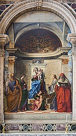 La llamada pala di San Zaccaria, de Giovanni Bellini.