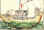 Der Trierer Kurfürst Balduin von Luxemburg 1327 auf einem Moselschiff[1]
