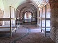 Prisoner beds at Fort Pulaski, where Confederate POWs were starved on purpose