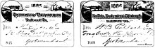 Passes issued by the Rochester and Pittsburgh and its successor, the Buffalo, Rochester and Pittsburgh Railway