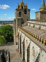 Kathedrale von Évora, Süd- Portugal: Flachdächer