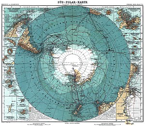 Mapa de l’Antartica de 1912. (veré dèfenicion 5 676 × 4 763*)