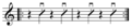 Image 12Drum notation for a backbeat (from Hard rock)