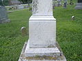 Confederate Soldiers Martyrs Monument in Eminence of Eminence, Kentucky, for the three Confederate soldiers executed by order of General Burbridge