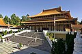 Hsi Lai Temple in Hacienda Heights, California is one of the largest Buddhist temples in the Western Hemisphere.