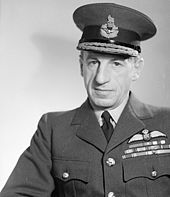 Head and shoulders of a man in RAF uniform
