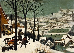 Caçadores na Neve, 1565, Museu de História da Arte em Viena
