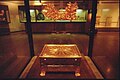 Η χρυσή λάρνακα, στο Αρχαιολογικό Μουσείο της Βεργίνας.