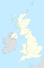 Location map many is located in the United Kingdom