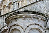 Romanesque corbels of the Angoulême Cathedral (Angoulême, France)
