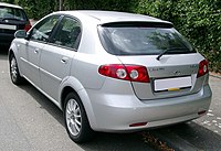 Daewoo Lacetti hatchback (pre-facelift)