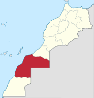 Localización de El Aaiún-Saguía el-Hamra