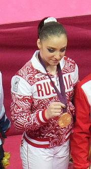 Aliya Mustafina 2012 London Olimpiadasında