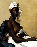 Кара тәнле хатын-кыз портреты («Portrait d’une négresse»), 1800, Лувр.