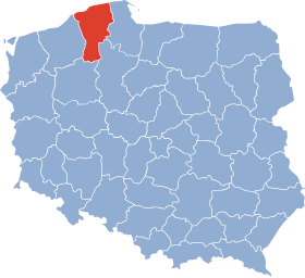 Localisation de Voïvodie de Słupsk