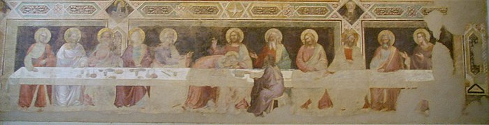 Cenacolo di Santa Croce, Taddeo Gaddi, 1340.