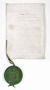 Charte constitutionnelle de 1814, la carta otorgada por Luis XVIII durante la restauración borbónica en Francia.