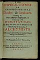Image 18Title page from The Sceptical Chymist, a foundational text of chemistry, written by Robert Boyle in 1661 (from Scientific Revolution)