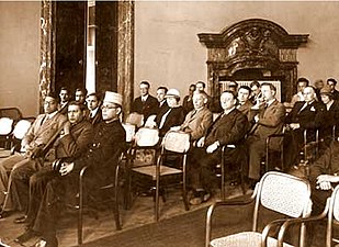 Bose at the inauguration of the India Society in Prague in 1926