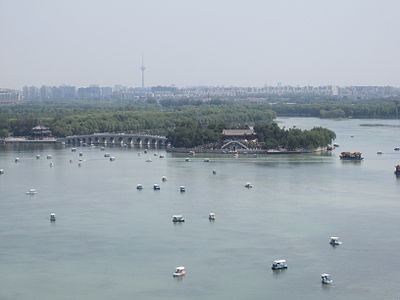 Kunming Lake with Nanhu Island and the 17-Arch Bridge
