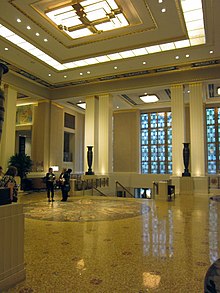 The Waldorf-Astoria's Park Avenue lobby