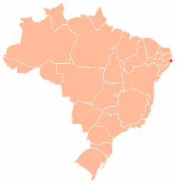 Vị trí trong bang Pernambuco