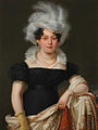 Ritratto di signora, attribuito a Ignace Brice, 1820