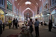 O bazar de Tabriz, Irã.