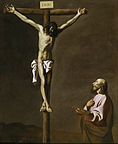 Saint Luke as a Painter before Christ on the Cross, c. 1635–1640, Museo del Prado