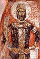 Крале Марко, фреска во Марковиот манастир, Скопје