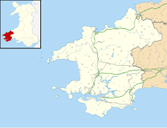 Penally is located in Pembrokeshire