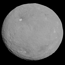 1 Ceres fotografado pela Dawn em 4 de fevereiro de 2015