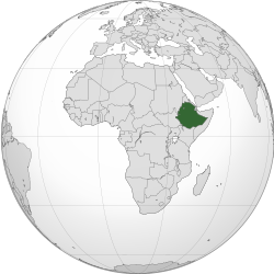 Lokasi Ethiopia