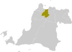 Location within Banten