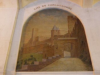La Cité de Carcassonne, dans la galerie des Sciences.