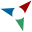 Logo of Wikivoyage, triangles in red, green, and blue pointing out from a white circle