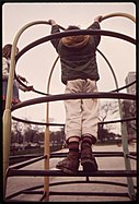 A playground in Lincoln Park in 1973