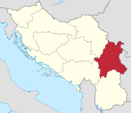 Banovina della Morava – Localizzazione