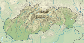Dlha na Oravi na mapi Slovačke