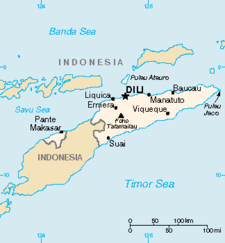 Peta Timor-Leste