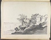 Ruins of Prince Shuja's Palace at Rajmahal, William Hodges, Yale Center for British Art