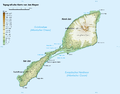 Beerenberg na mapě ostrova Jan Mayen