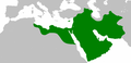 Image 25The Rashidun Caliphate reached its greatest extent under Caliph Uthman, c. 654 (from History of Saudi Arabia)