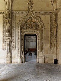 Portada de la Verónica de San Juan de los Reyes (Toledo), de Juan Guas (1476-1495).