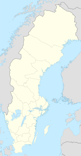 Göteborg na mapi Švedske