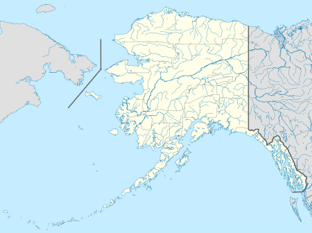 Mapa konturowa Alaski