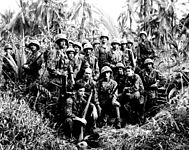 Marine Raiders americanos em Bougainville.